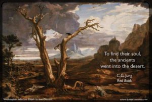 C.G. Jung:  “To find their soul, the ancients went into the desert.”